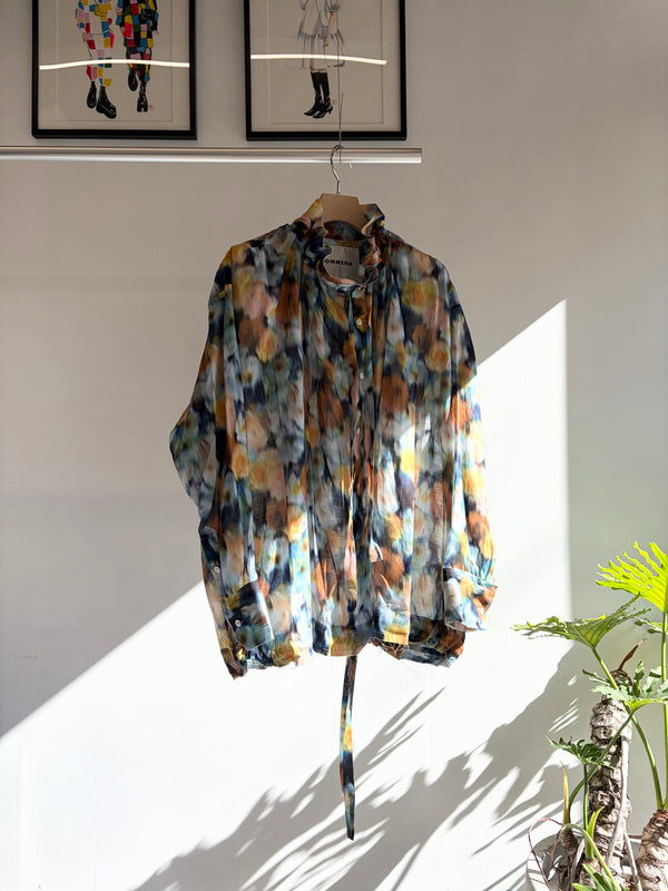 【 HOMMENA 】NIP SLIP ANTIQUE SHIRT / Flower