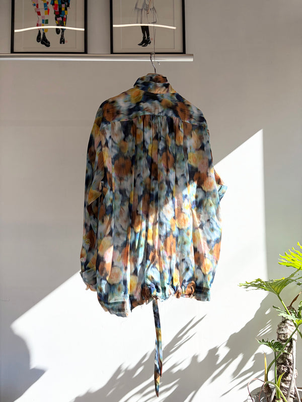 【 HOMMENA 】NIP SLIP ANTIQUE SHIRT / Flower