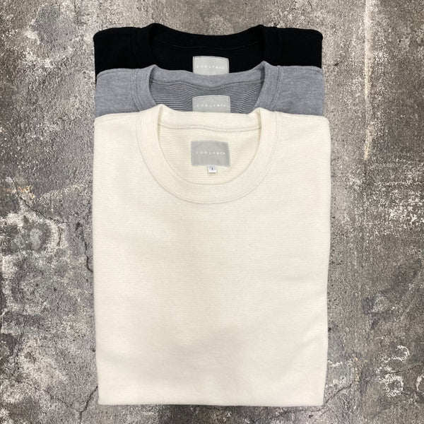 【CURLY】PREMIEREWARM L/S TEE - Crewneck - / M.Grey