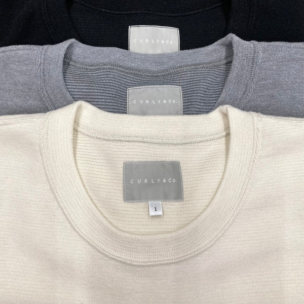 【CURLY】PREMIEREWARM L/S TEE - Crewneck - / M.Grey