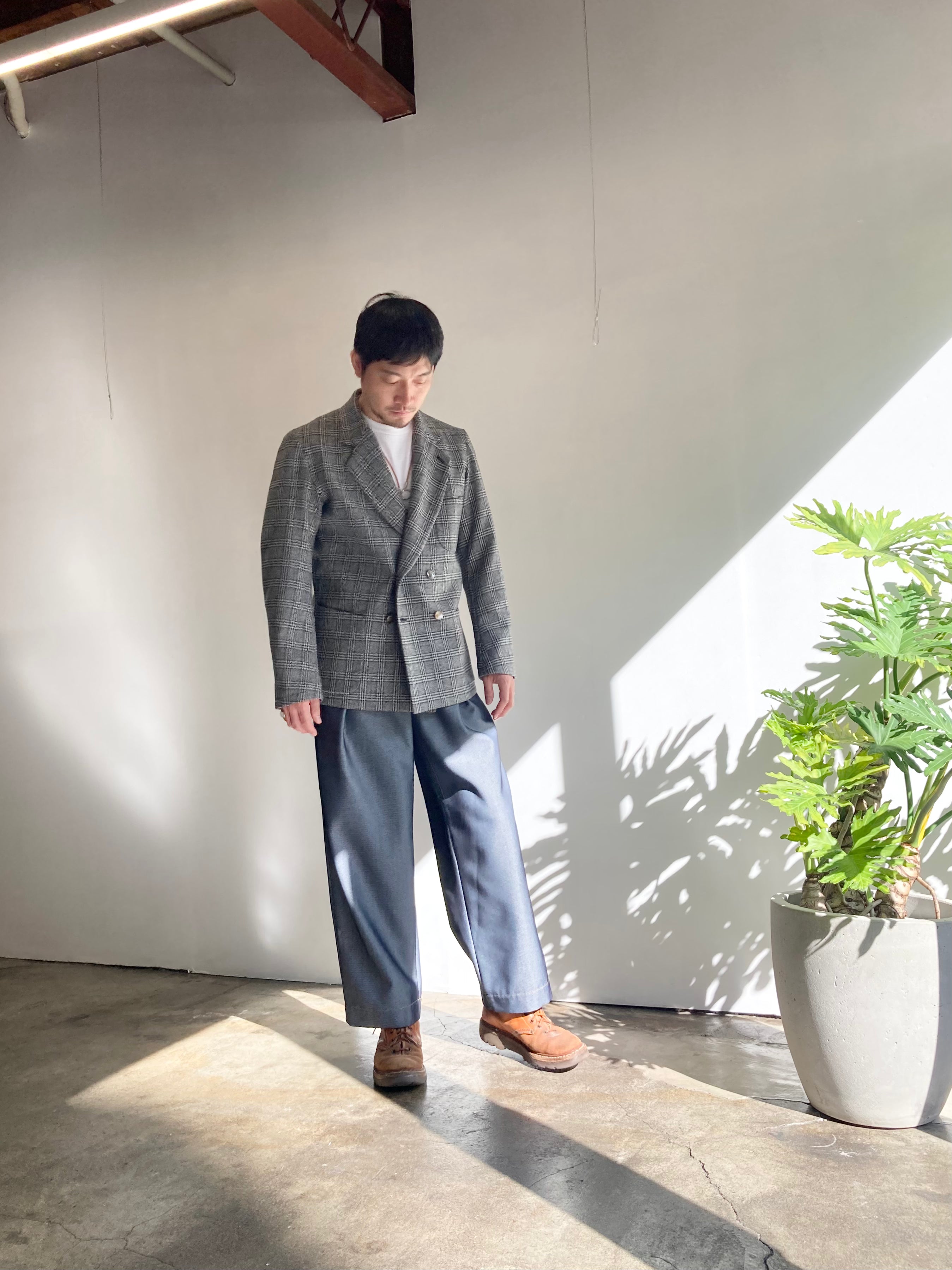 m's braque】W4B COMFORT LOOSEN JACKET with LINING / Glen Check – TOKIS m's braque】W4B COMFORT LOOSEN JACKET with LINING / Glen Check – TOKIS
