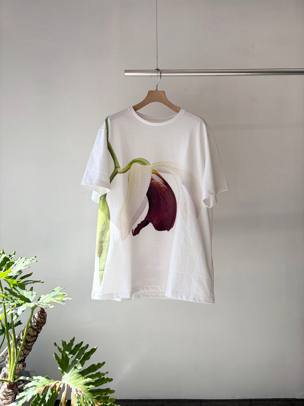 【 BIFURCATUM 】BIG T-SHIRTS / White
