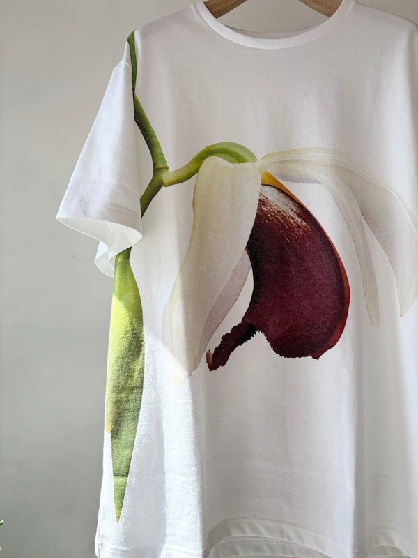 【 BIFURCATUM 】BIG T-SHIRTS / White