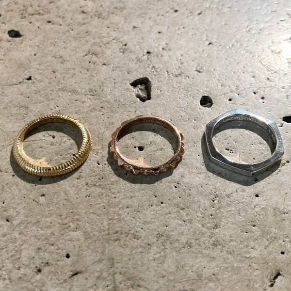 【END CUSTOM JEWELLERS】NOVEL JACOBIAN RING / YLW×PNK×WHT