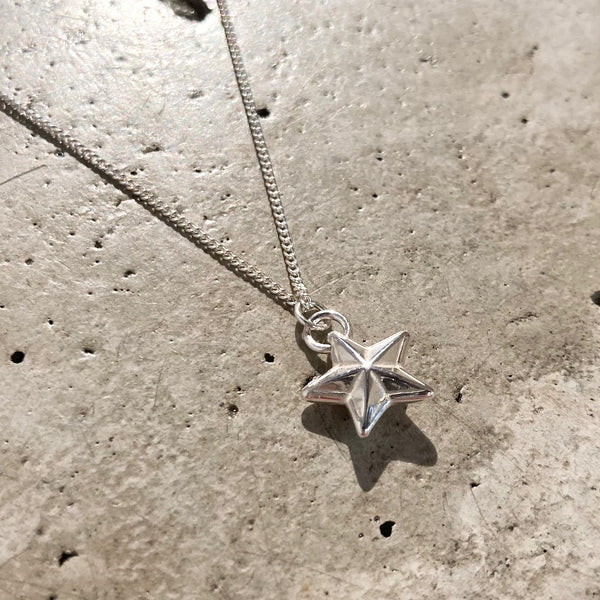 【END CUSTOM JEWELLERS】RIM STAR NECKLACE / Silver