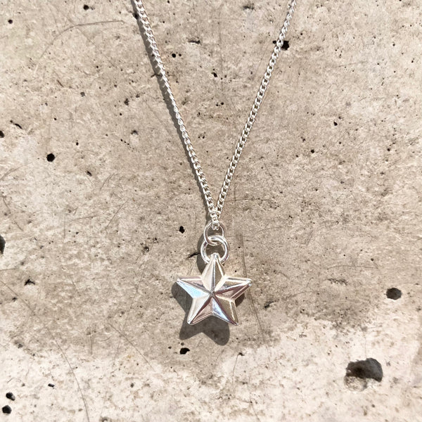 【END CUSTOM JEWELLERS】RIM STAR NECKLACE / Silver