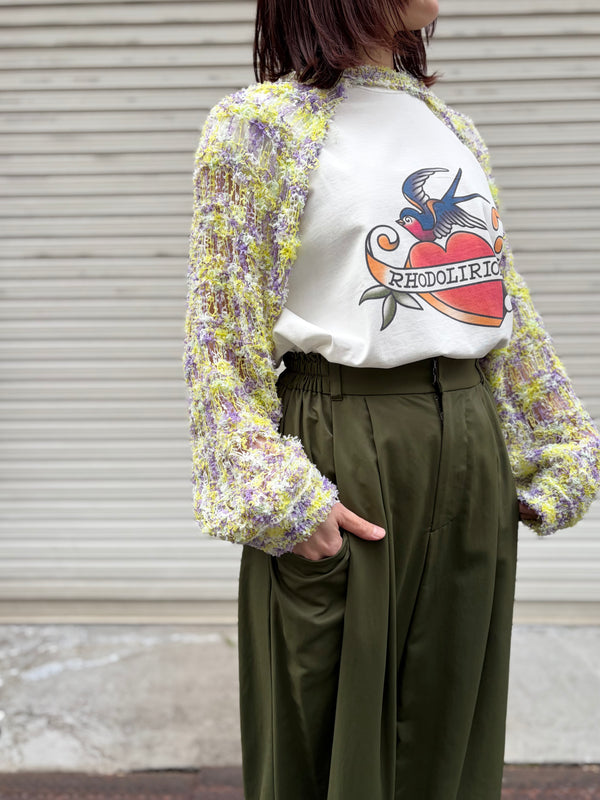 【 RhodolirioN 】PRINTED TATTOO TEE / White