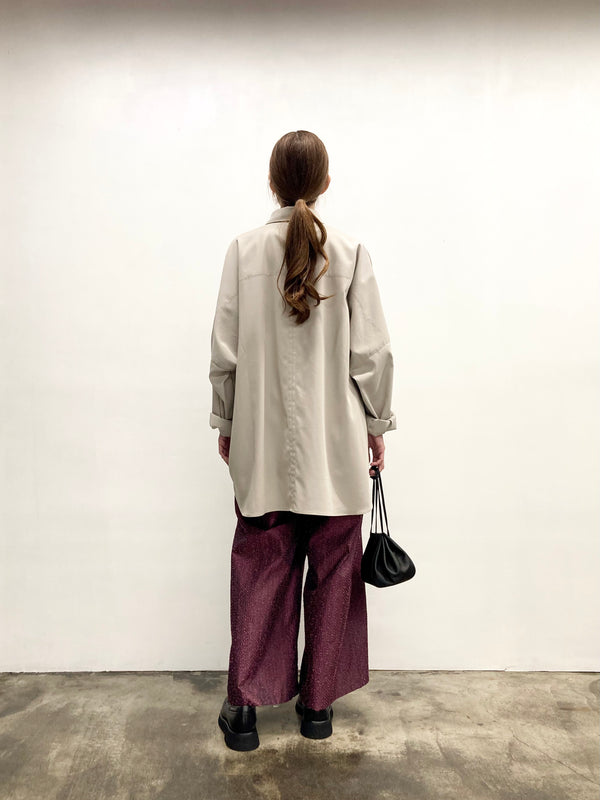 【RURI W. / ルリ】NEEDLE PUNCH TROUSERS / Pink