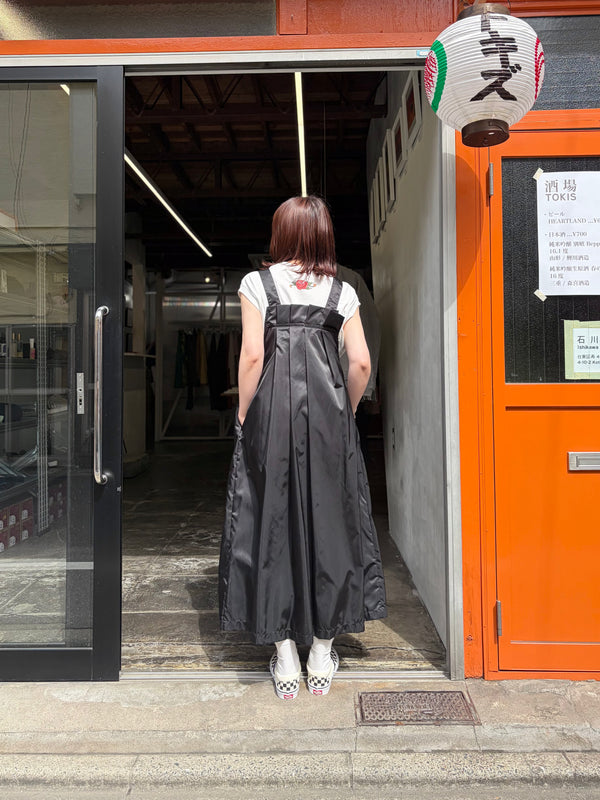 【 RhodolirioN 】JUMPER DRESS - MILITARY TWILL - / Black