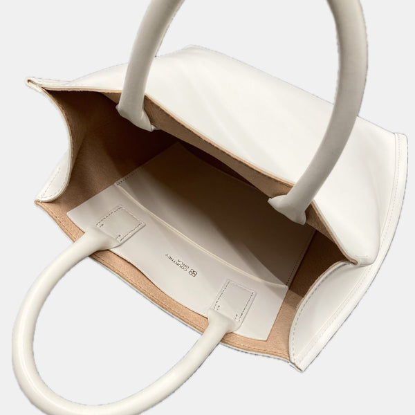 【COURTNEY ORLA / コートニーオーラ】SLOPE TOTE s / Ivory × Ivory