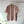 【frank leder / フランクリーダー】OPEN COLLAR SHIRT - VINTAGE FOLK STRIPED COTTON LINEN - / Pink Stripe
