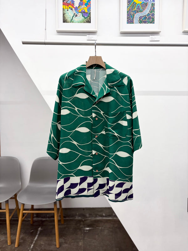 【m's braque】ALOHA SHIRT / Green