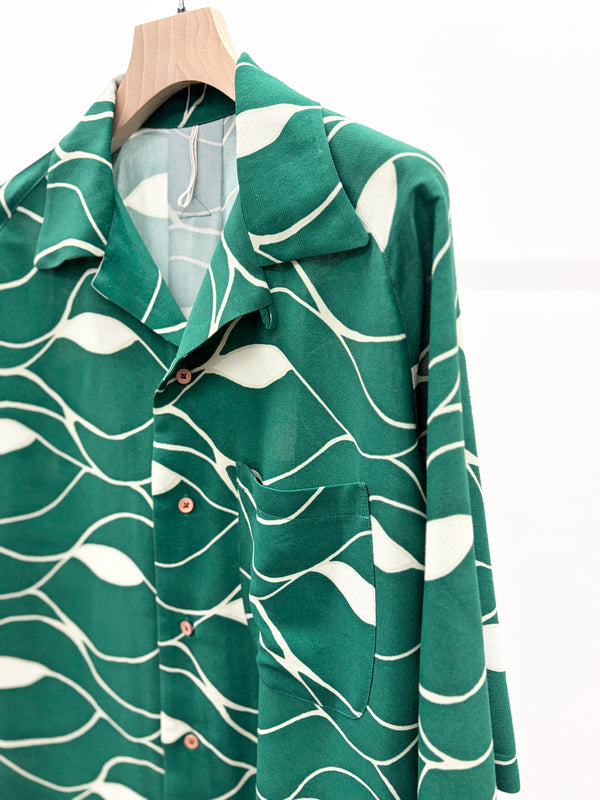 【m's braque】ALOHA SHIRT / Green