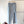 【frank leder / フランクリーダー】WASHED ORGANIC COTTON BELTED 1TUCK WIDE TROUSER / Lt. Blue Stripe
