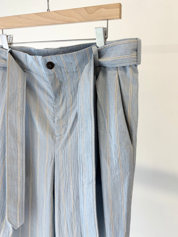 frank leder / フランクリーダー】WASHED ORGANIC COTTON BELTED 1TUCK