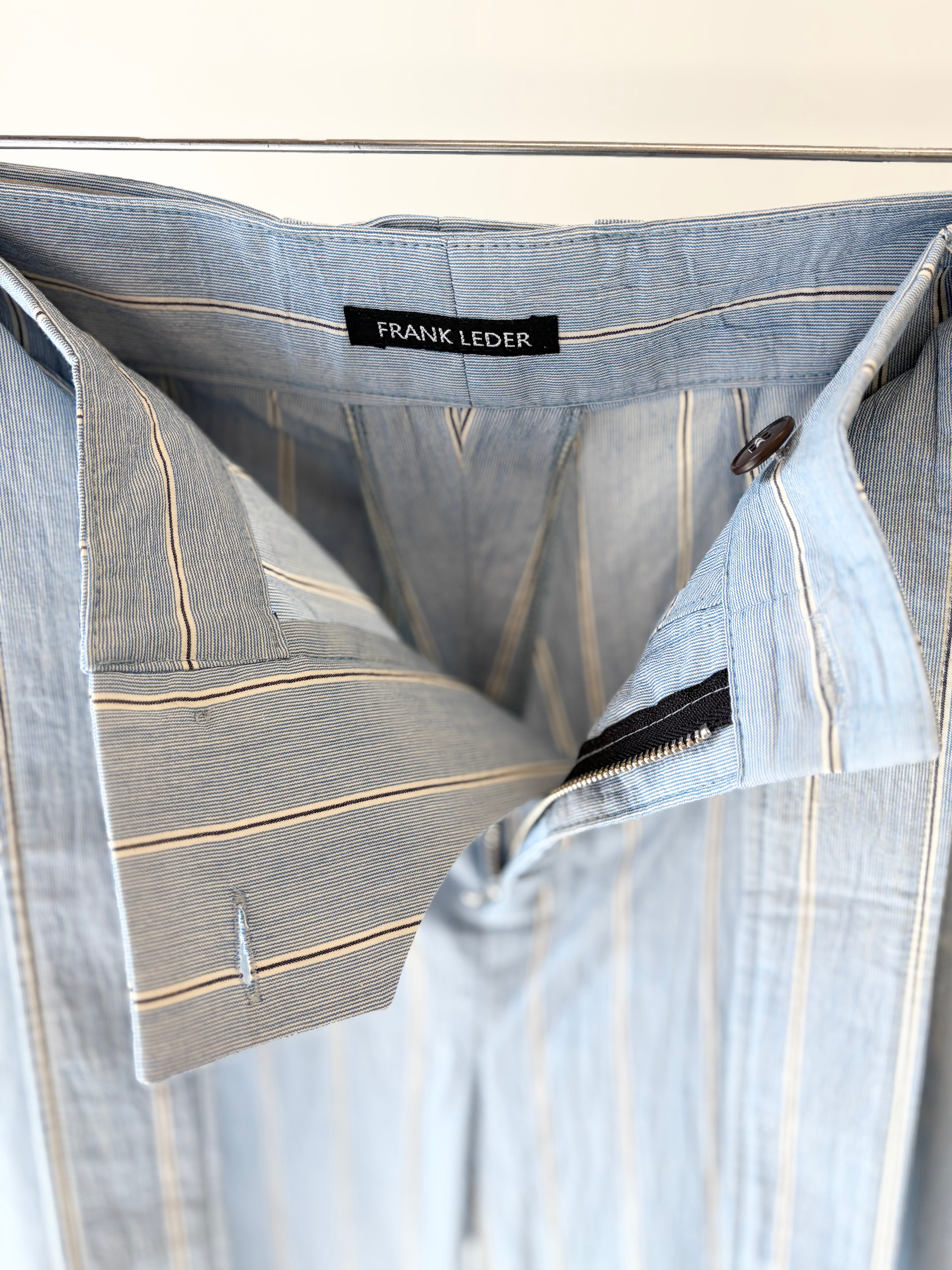 frank leder / フランクリーダー】WASHED ORGANIC COTTON BELTED 1TUCK