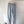 【frank leder / フランクリーダー】WASHED ORGANIC COTTON BELTED 1TUCK WIDE TROUSER / Lt. Blue Stripe