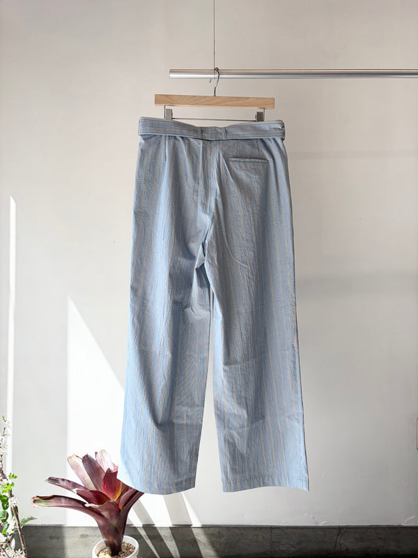frank leder / フランクリーダー】WASHED ORGANIC COTTON BELTED 1TUCK