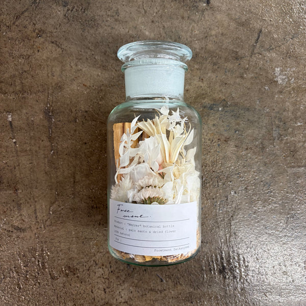 【 Foretment 】PALO SANTO & BOTANICAL BOTTLE - MERCER - / White Plants Mix