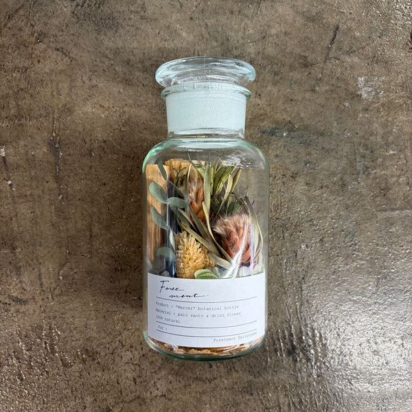 【 Foretment 】PALO SANTO & BOTANICAL BOTTLE - MERCER - / Native Plants Mix