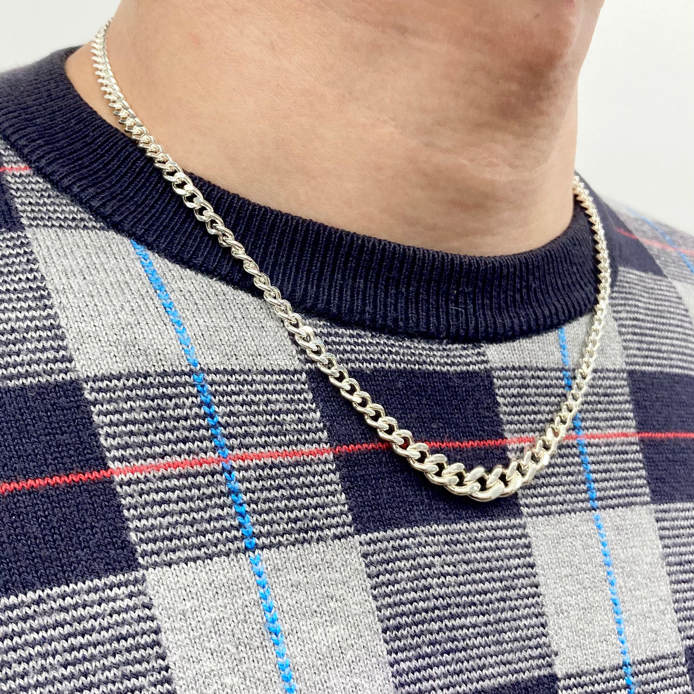 END CUSTOM JEWELLERS】THE GRADIENT NECKLACE - SLENDER CURVECUT END CUSTOM JEWELLERS】THE GRADIENT NECKLACE - SLENDER CURVECUT