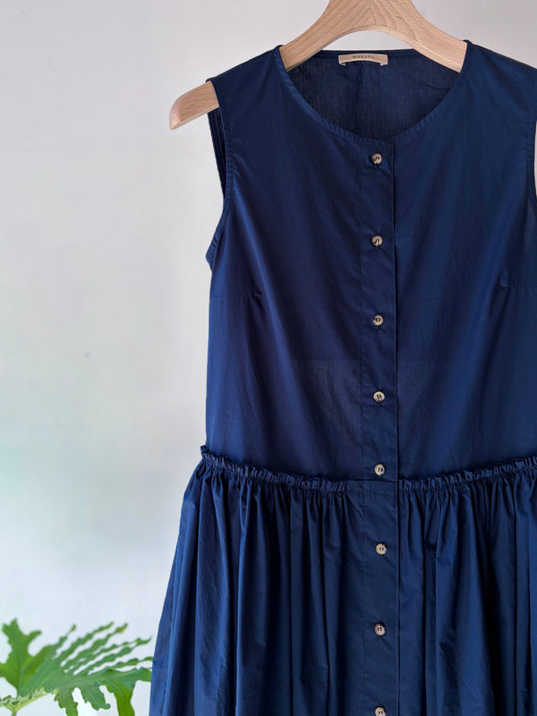 【 BALIA / バーリア 】BACK OPEN ONEPIECE  / Navy