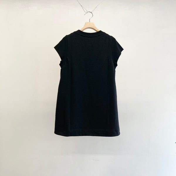 【 HOMMENA 】MINI A LINE DRESS / Black