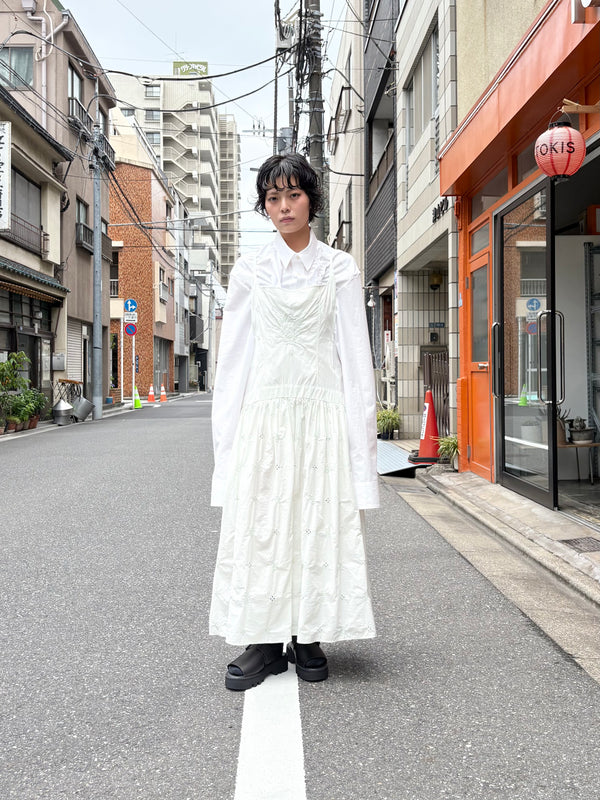 【 RIVER 】EMBROIDERED DRESS / Mint