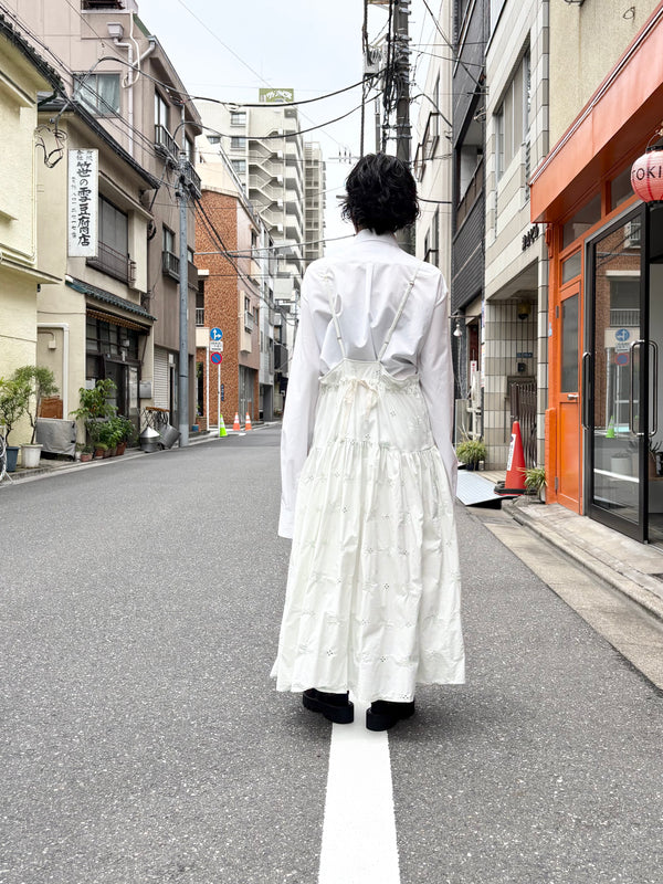 【 RIVER 】EMBROIDERED DRESS / Mint