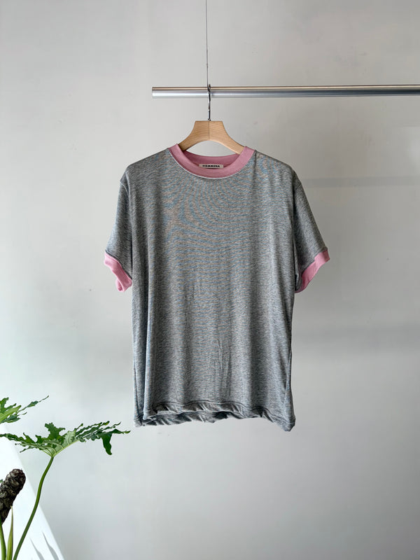 【 HOMMENA 】SOAKED TEE / Gray