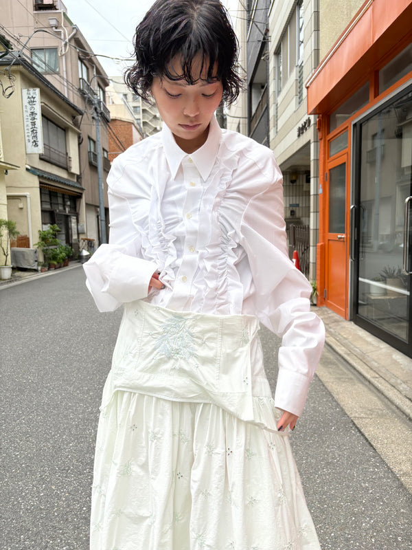【 RIVER 】EMBROIDERED DRESS / Mint