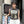 【 RIVER 】NO-SLEEVE PRINT TEE / Charcoal