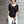 【 RIVER 】EMBROIDERED LAYERED TOP / Black