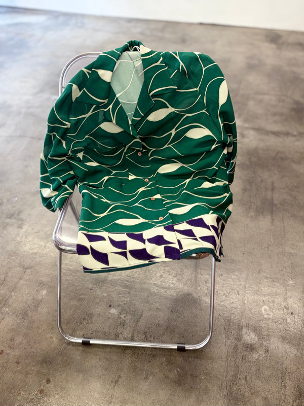 【m's braque】ALOHA SHIRT / Green