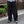 【 m's braque 】BELTED TUCKED BAGGY PANTS / Black