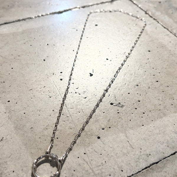【END CUSTOM JEWELLERS】BONE SHAPED EYEGLASSES HOLDER " CHAIN " NECKLACE / Silver