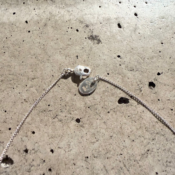 【END CUSTOM JEWELLERS】BONE SHAPED " LA " NACKLACE / Silver