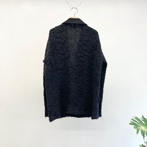 【m's braque】OVER SIZED PULLOVER / Black