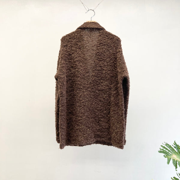 【m's braque】OVER SIZED PULLOVER / Brown