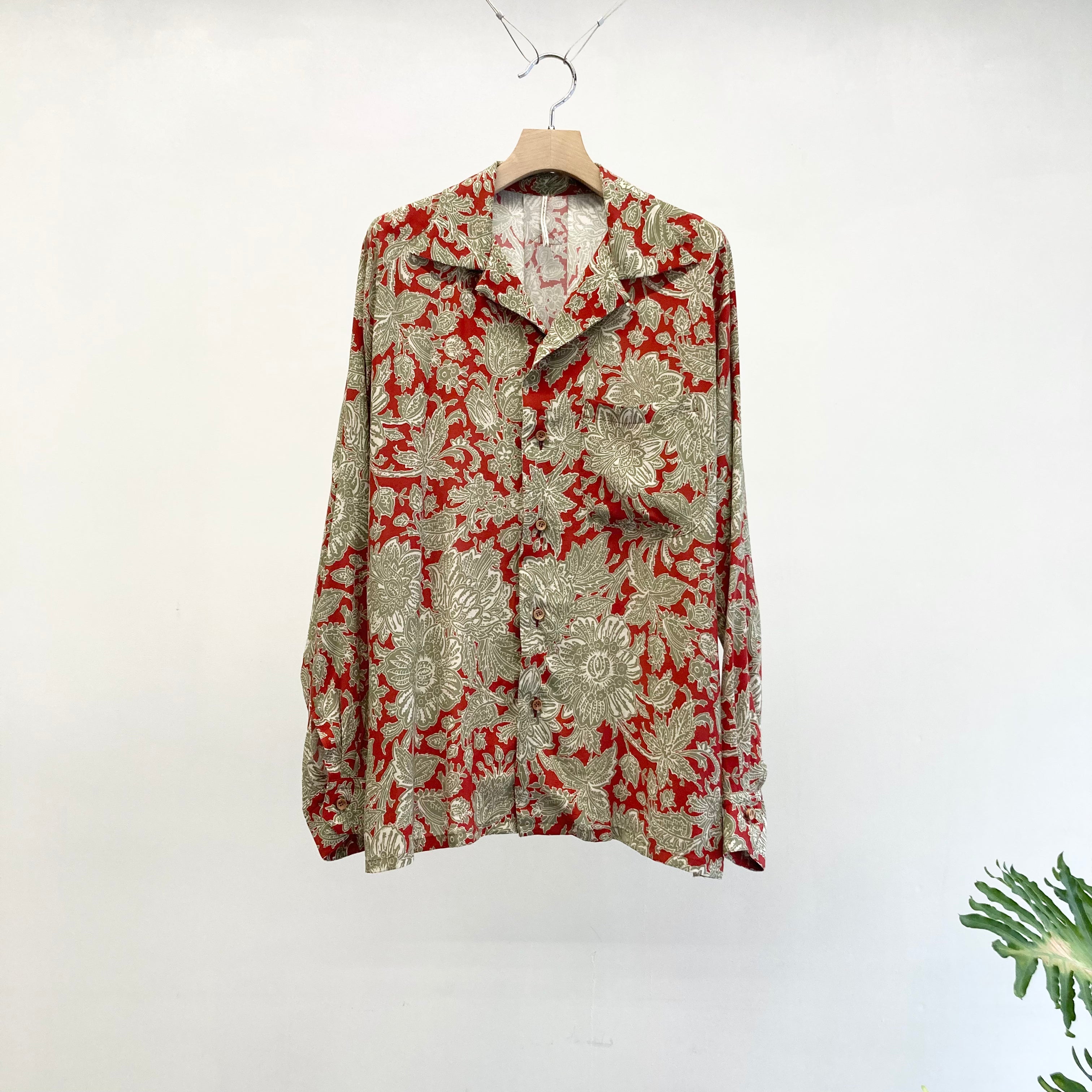 m's braque for MURPHHロングスリーブアロハシャツ m's braque for MURPHH 