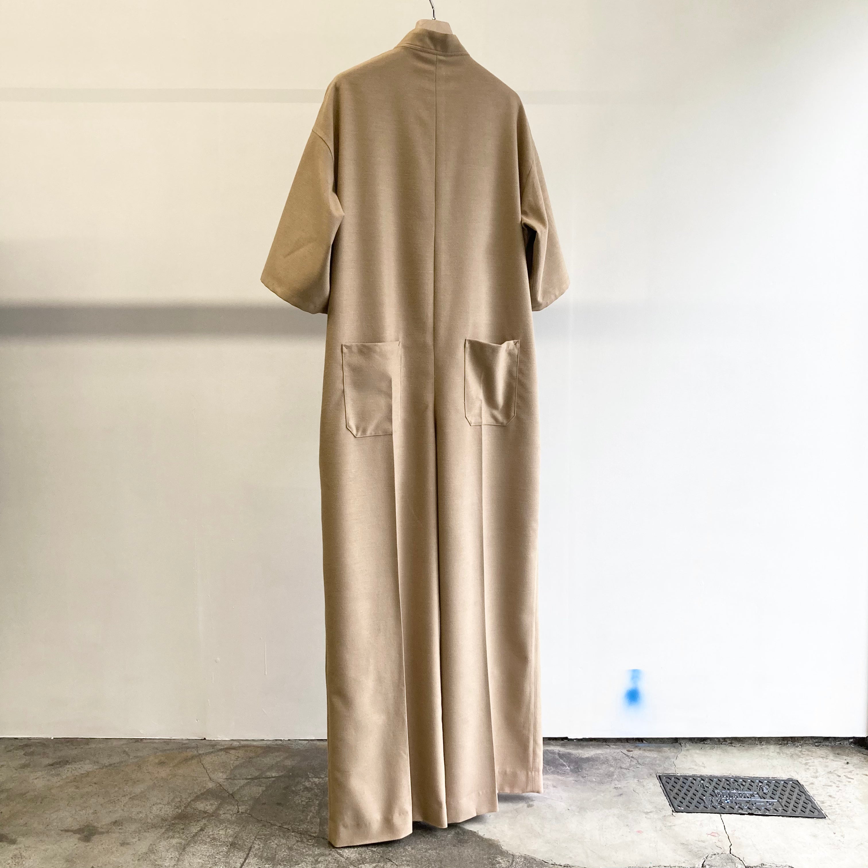 m's braque】HALF SLEEVES JUMP SUIT / Camel – TOKIS m's braque】HALF SLEEVES JUMP SUIT / Camel – TOKIS