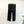 【ES : S】SUPER WIDE CINCH BACK JEANS / Black Rigid