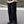 【 RhodolirioN 】FRILL SIDE FLARE PANT - TWILL - / Black