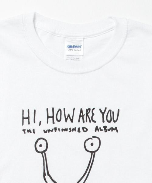 【 GRAPHIC WEAR & GOODS 】DANIEL JOHNSTON S/S PRINT TEE " HI HOW ARE YOU " / White