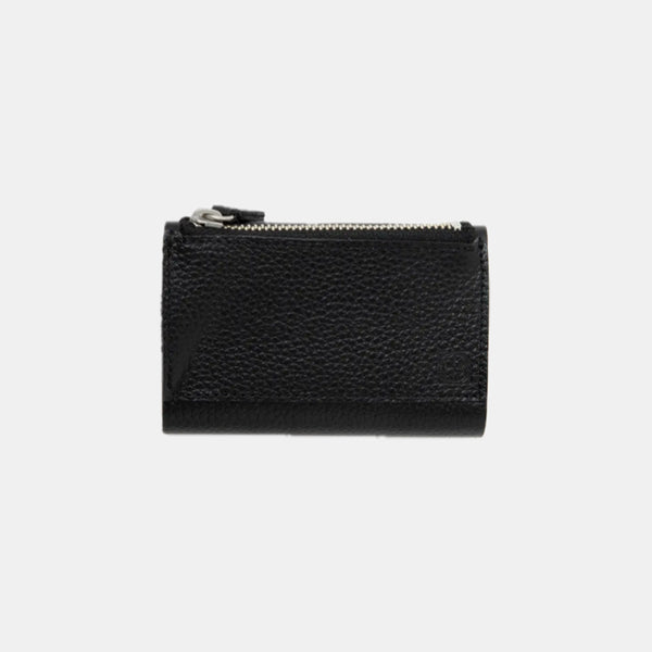 【hobo】COMPACT WALLET -SHRINK COW LEATHER- / Black