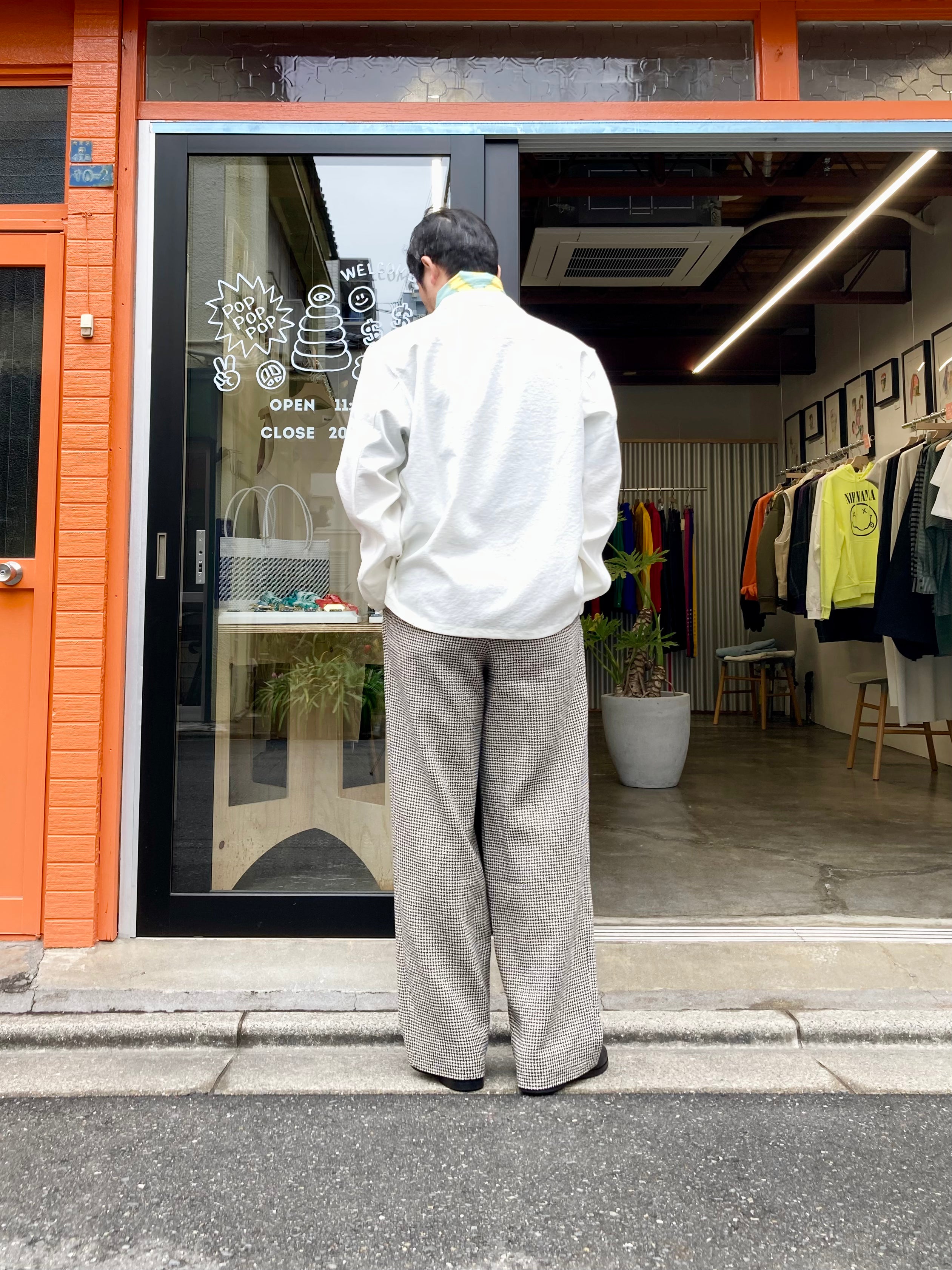 m's braque】TUCKED WIDE PANTS / Houndstooth – TOKIS m's braque】TUCKED WIDE PANTS / Houndstooth – TOKIS