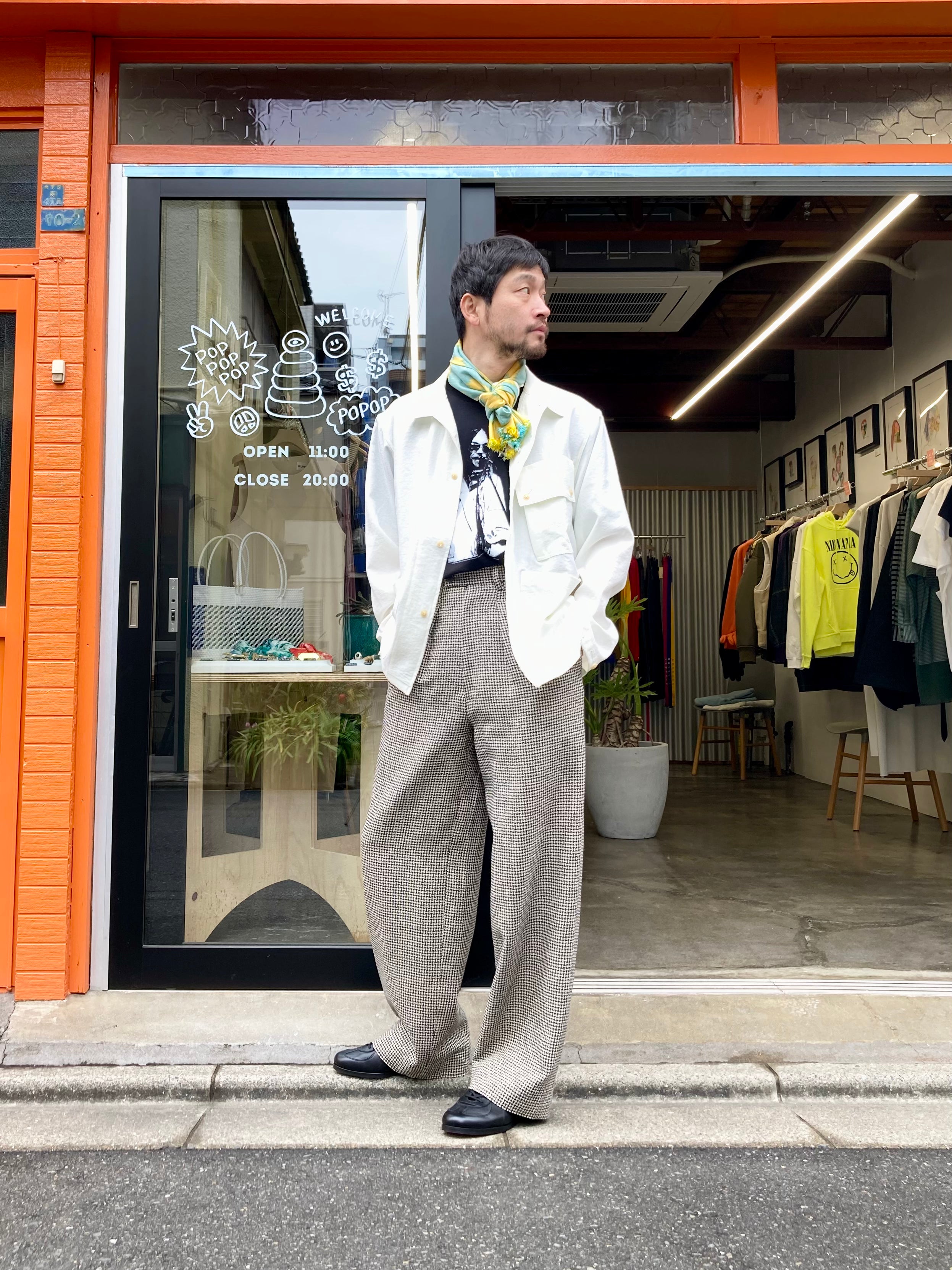 m's braque】TUCKED WIDE PANTS / Houndstooth – TOKIS m's braque】TUCKED WIDE PANTS / Houndstooth – TOKIS