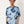 【 BLUE BLUE JAPAN 】エイトロックスムース インディゴシボリ フレンチTシャツ / Indigo