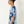 【 BLUE BLUE JAPAN 】エイトロックスムース インディゴシボリ フレンチTシャツ / Indigo