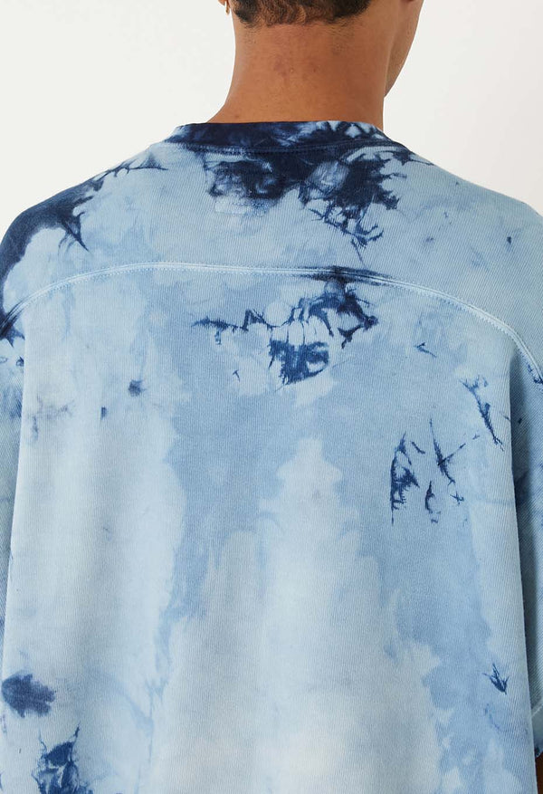 【 BLUE BLUE JAPAN 】エイトロックスムース インディゴシボリ フレンチTシャツ / Indigo
